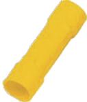 Presmuffe isoleret gul 4-6mm2 - (100 stk.)