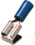 Isoleret spademuffe med afgrener blå 6,3x0,8 1,5-2,5mm2 - (100 stk.)