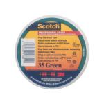 Scotch 35 grøn farvebestandig mærke- og isolationstape flammehæmmende 19 mm x 20 m& 0.18 mm tyk