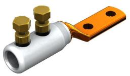 Knækbolt kabelsko sl240r-12x2-40 185-240mm2 2xm12