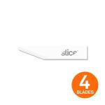 Slice knivblade buede med rund ende enkeltskærs 10520 4 pak