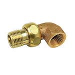 PURAFIT vinkelunion 3/4´´ muffe/nippel. Siliciumbronze. Blyfri.