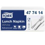 Tork Soft Frokostserviet 33x33 cm, hvid - (150 stk./pakke)