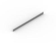 Cubic Sokkel 1,5m skabsskinne, 9m