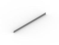 Cubic Sokkel 1,5m skabsskinne, 10m