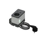 Bord stikk. enkelt med usb a/c koksgrå