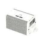 Møbelboks usb a/a hvid-grå