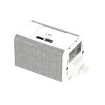 Møbelboks usb a/c hvid-grå