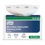 Tork 183700, Mikrofiber, Hvid, Intet mønster, Håndvask/maskinvask, 340 mm, 240 g