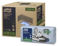 Tork w4 aftørringsklud kraftig blå 4 pk a 105 stk