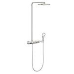 white moon hndbruser hoved med termostatarmatur smartcontrol rainshower grohe