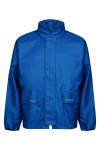 Lyngsøe Rengøringsjakke i kraftig PU kvalitet LR68 - Royal Blue / XXL | Regntøj | EN 1186 | EN 14605:2005+A1:2009 Type 4B