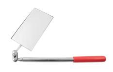 Inspektionsspejl 51x89 mm med led og teleskopstang max l=480 mm