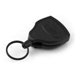 KEY-BAK nøgleholder med 90° drejbar trommel med kevlar-wire og bælteclips (S48K Heavy Duty)