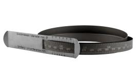 Stålmålebånd for omkreds 60-950 mm og diameter ø20-300 mm
