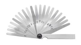 Søgerblade 0,05-1,00 mm (20 blade) 100 mm (inox) med cylindrisk afrunding og 10 mm bredde
