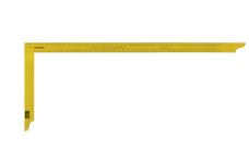Tømrervinkel 800x320x35 mm (gul) med dobbelt skala