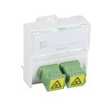Mosaic fiberudtag 2xsc/apc 2m hvid