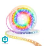 Billede af SmartLife fuld farve LED Strip | Wi-Fi | Flerfarvet | 5000 mm | IP65 | 700 lm | Android / IOS hos Elvvs.dk