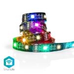 ios android lm 380 k 2700 rgb ip20 mm 2000 hvid varm rgb bluetooth strip led farve fuld smartlife nedis