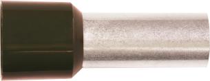 Isoleret abiko terminalrør ka25-22ett 25mm2 l22 sort