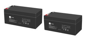 Bly Akku K2 12V-3,2 Ah T1 - 2 pak