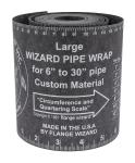 Flange wizard wrap-around ww-17a large for 6-30 rør (120 længde / 5 1/4 bredde)