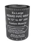 Flange wizard wrap-around ww-19 extra-large for 12-48 rør (180 længde / 7 bredde)