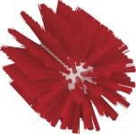 Vikan Rørbørstehoved 17cm, Ø10.3cm PP/polyester/rustfrit stål, medium børstehår 53801 - Rød | Børster og koste | Børster-Skrubber-Skraber | Gevind
