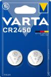 Varta batteri lithium cr2450 2 stk