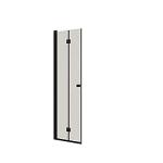 Foldedør dansani 200x67-69cm sort/klar billede