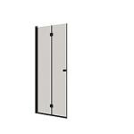 Foldedør dansani 200x97-99cm sort/klar billede
