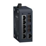 Unmanaged switch 6tx/2fx-sm 10/100mbps