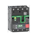 Maksimalafbryder compact nsxm h (70 ka ved 415 vac) 4p4d 100 a mærkestrøm micrologic 4.1 strømrelæ skinnetilslutning