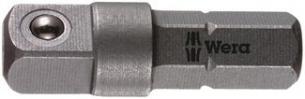 Wera 870/1 Værktøjsskaft (forbindelsesdel), Sekskantet skaft, 25,4 / 4 mm (1 / 4), 1 stk, 25 mm, 8 mm, 8 g