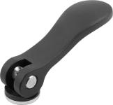 Excenter låsegreb størrelse: 0 - d: m4 a: 52 3 b: 18 aluminium sortmateriale: stål - indv gev