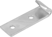 Holdeplade til lås med beslag model: b galvaniseret stål