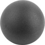 Kuglegreb din319 d1: 20 d: m6 model: c gevind termoplast sort materiale: plast