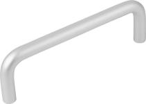 Træk håndtag rund a: 120 l: 130 h: 40 aluminium natur mat og anodiseret d: m5