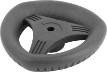 Delta wheel firkantet bøsning størrelse: 1 - d1: 50 sw: 6 uden grip d2: 5 termoplast sort/grå ral 7021
