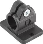 Rør clamp med flange m: 80 g: 50 l: 62,5 termoplast til rør materiale: stål a: 30