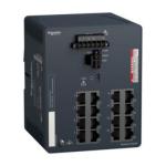 Modicon managed switch - 16 porte for kobber