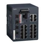 Modicon managed switch - 20 porte for kobber + 4 gigabit sfp