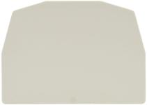 Endeplade apmf 2,5/15 grå