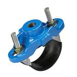 Romacon anboringssadel DN300 x 2´´. 315-358mm. GAS. Støbejern GGG50.