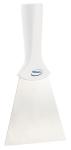 Håndskraber 4011, Vikan PP/rustfrit stål, 10 cm, med gevind - 10 cm / Hvid | Skrabere | Fødevarer Håndtering | NODISCOUNT