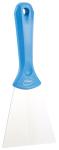 Håndskraber 40095, Vikan, hvid, PP/rustfrit stål, 10 cm - 10 cm / Blå | Skrabere | Grundig Rengøring | NODISCOUNT