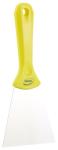 Håndskraber 40095, Vikan, hvid, PP/rustfrit stål, 10 cm - 10 cm / Gul | Skrabere | Grundig Rengøring | NODISCOUNT