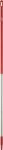 Skaft med gevind, Vikan, 151cm, Ø3,1cm, flere farver, PP/rustfrit stål - Rød / 151 cm | Skafter | Fødevarer Håndtering | Grundig Rengøring