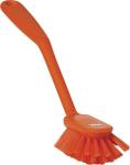 Vikan opvaskebørste med skrabekant 280mm medium orange